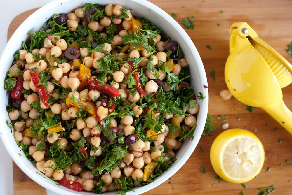 chickpea salad chickpea salad