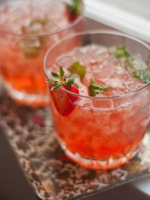 strawberry mint julep