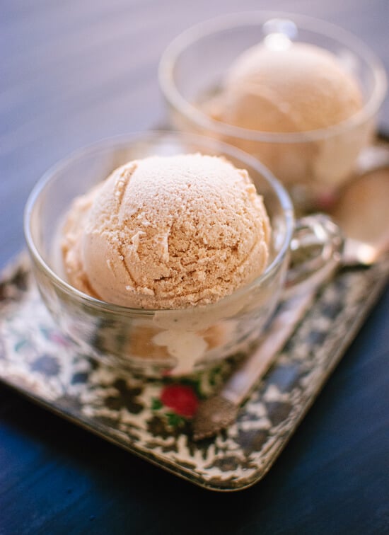 Chai coconut ice cream from cookieandkate.com Chai coconut ice cream