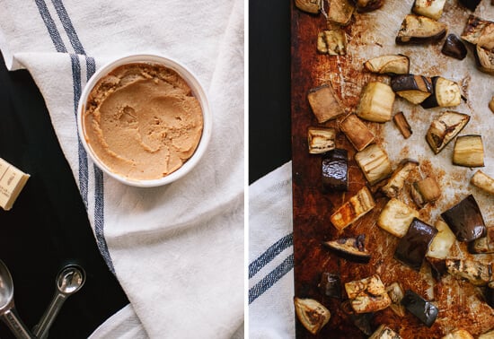 roasted eggplant and miso