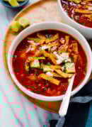 vegetarian tortilla soup recipe