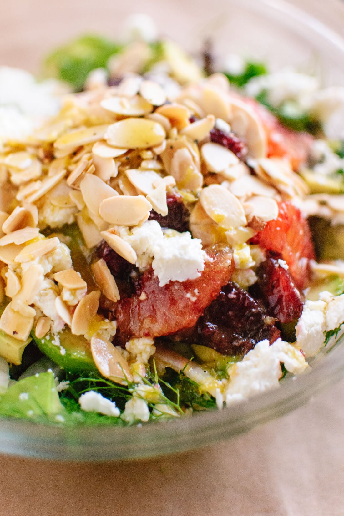 Blood Orange, Fennel and Avocado Salad with Lemon Citronette