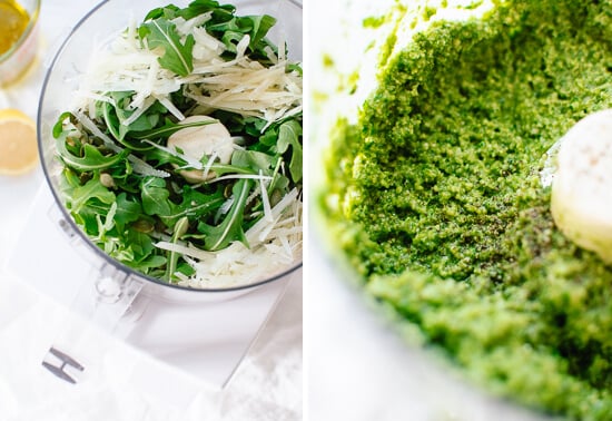arugula-pepita pesto