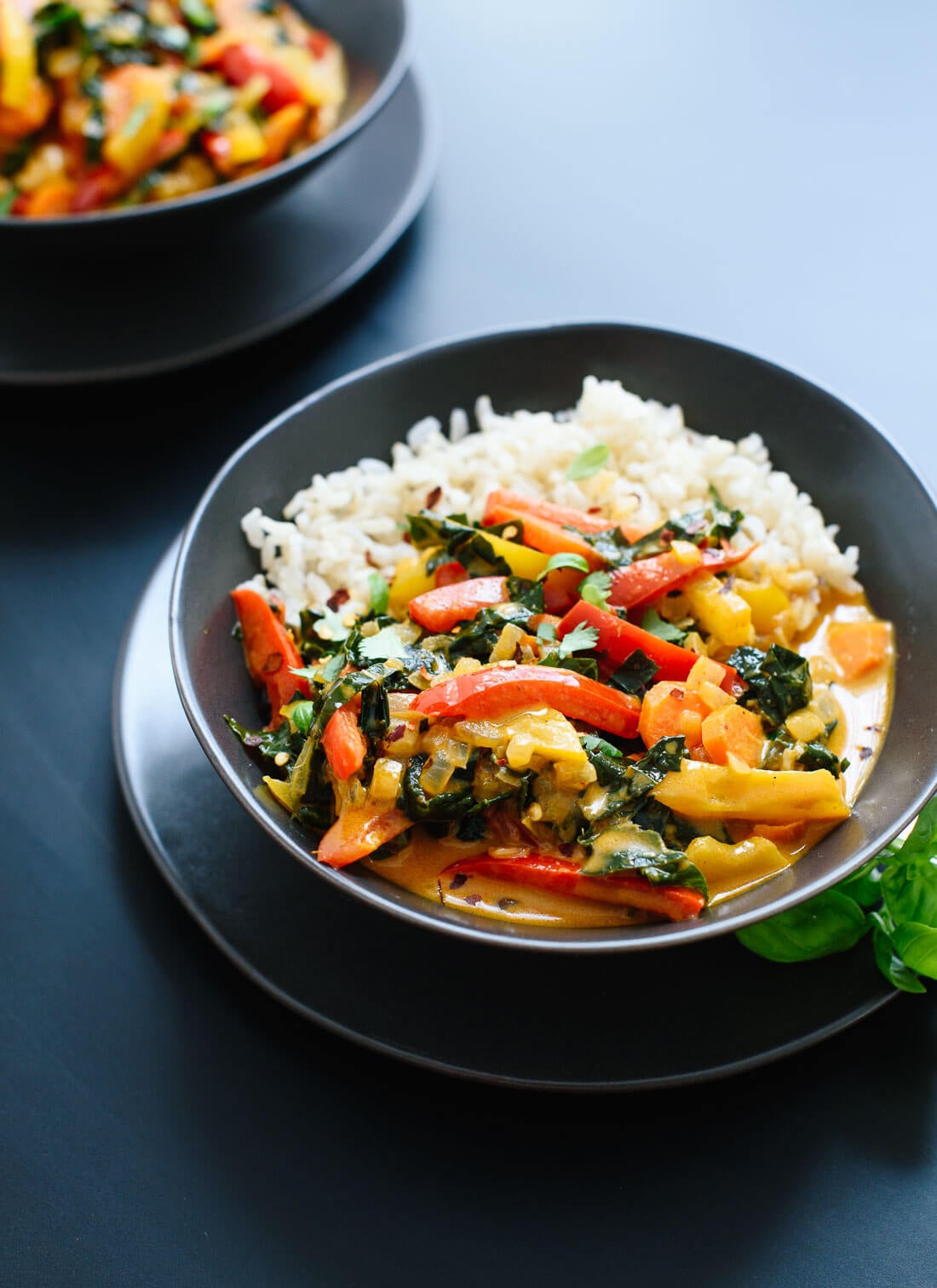 This red Thai curry recipe is just as good as your favorite Thai restaurant's! cookieandkate.com