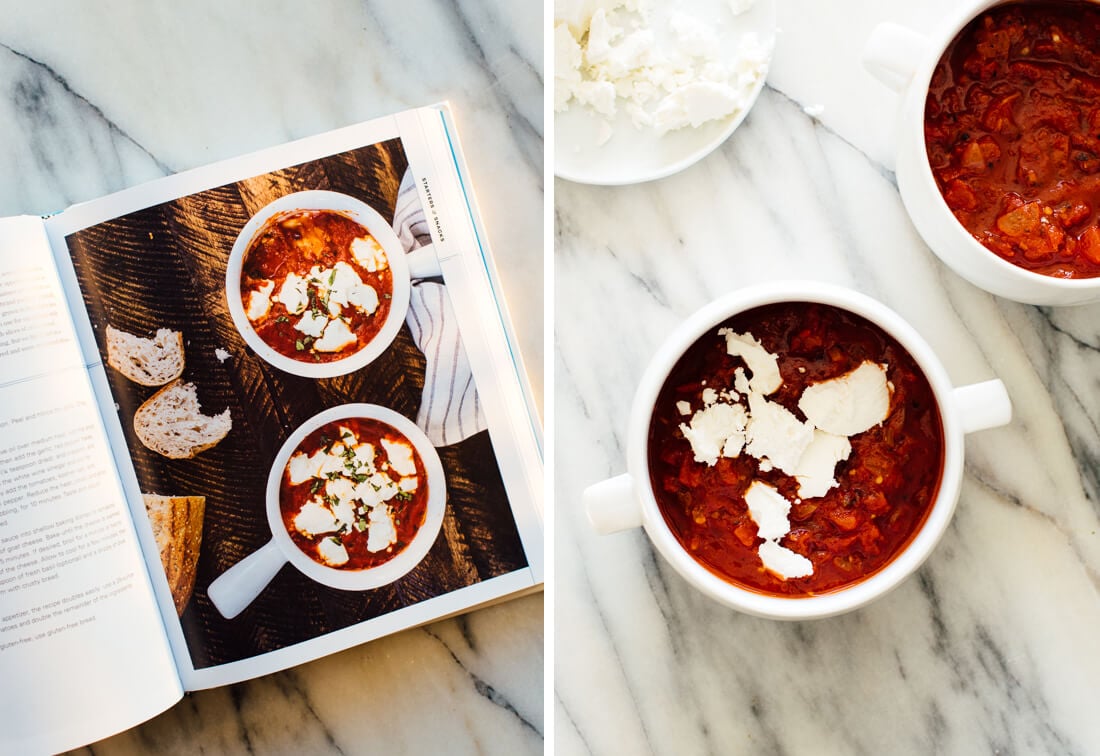 how to make tomato goat cheese dip