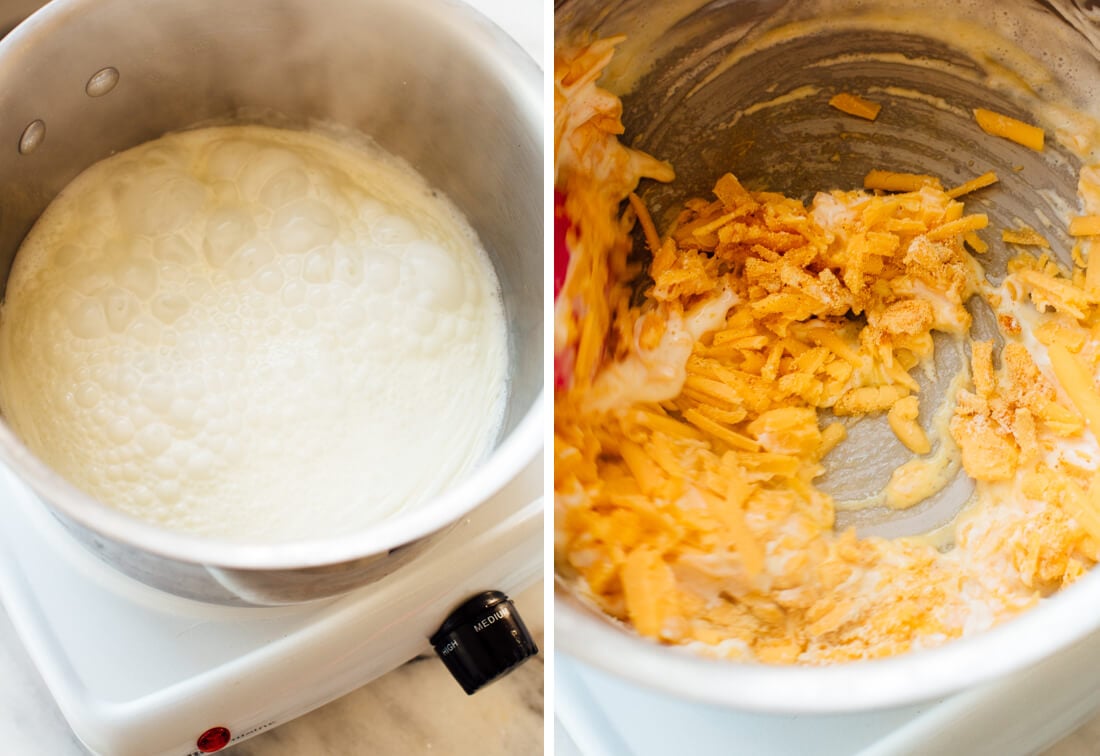 how to make cheese sauce for mac and cheese