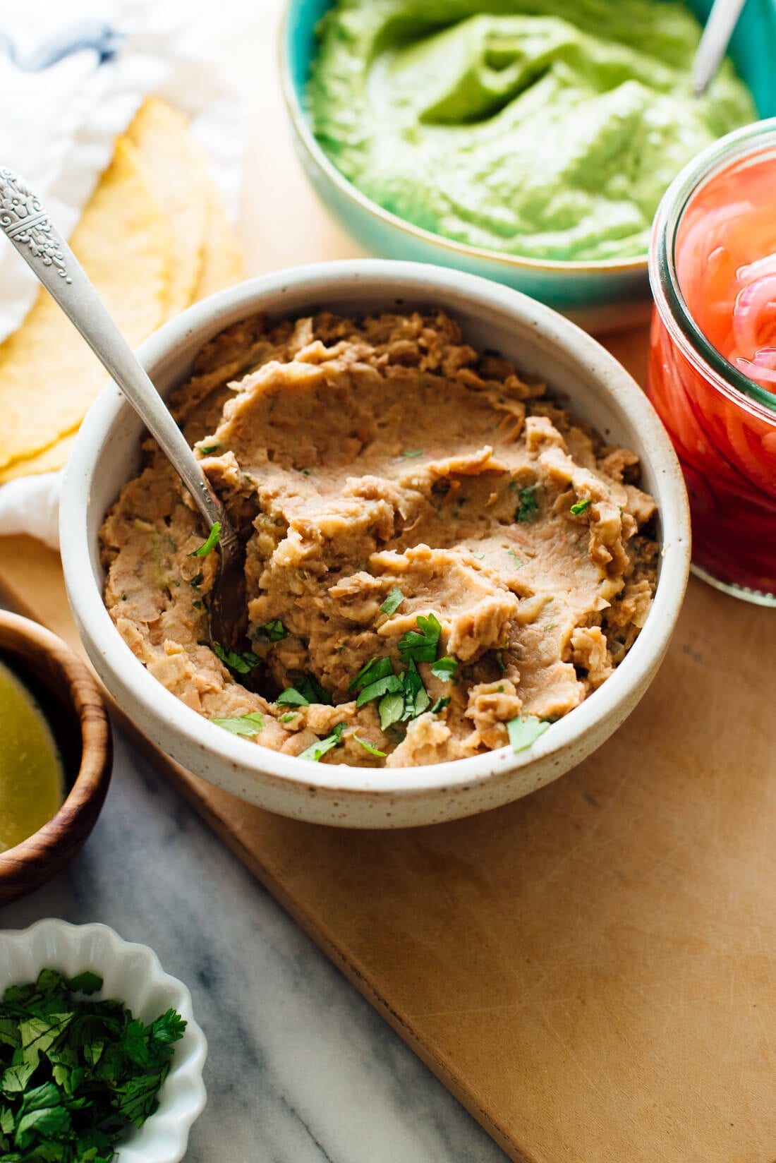 quick refried beans recipe