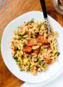 Creamy Cherry Tomato & Summer Squash Pasta