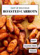 easy roasted carrots recipe