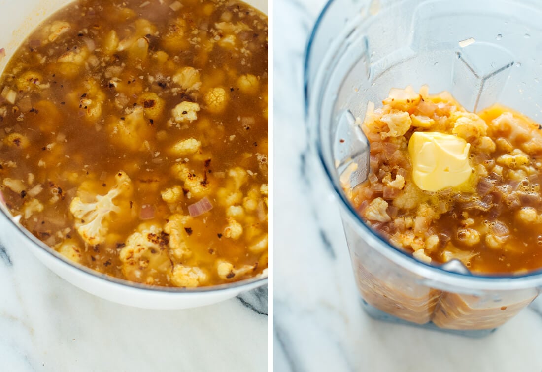 how to make cauliflower soup