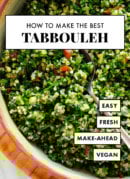 best tabbouleh recipe pin