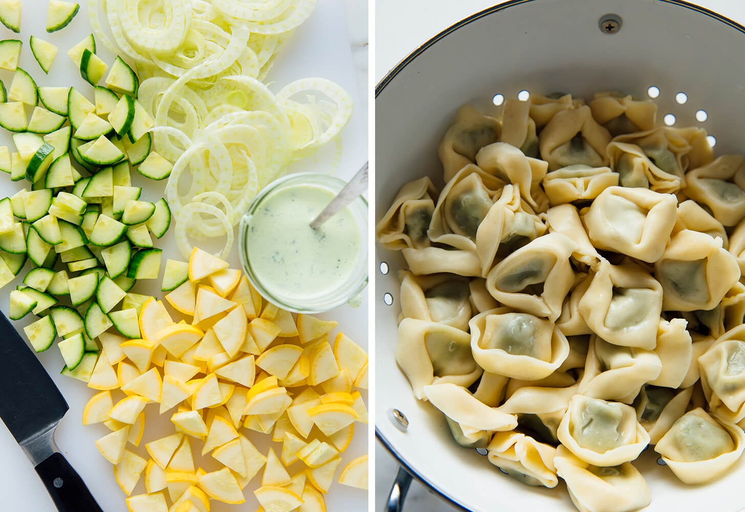green goddess tortellini salad ingredients