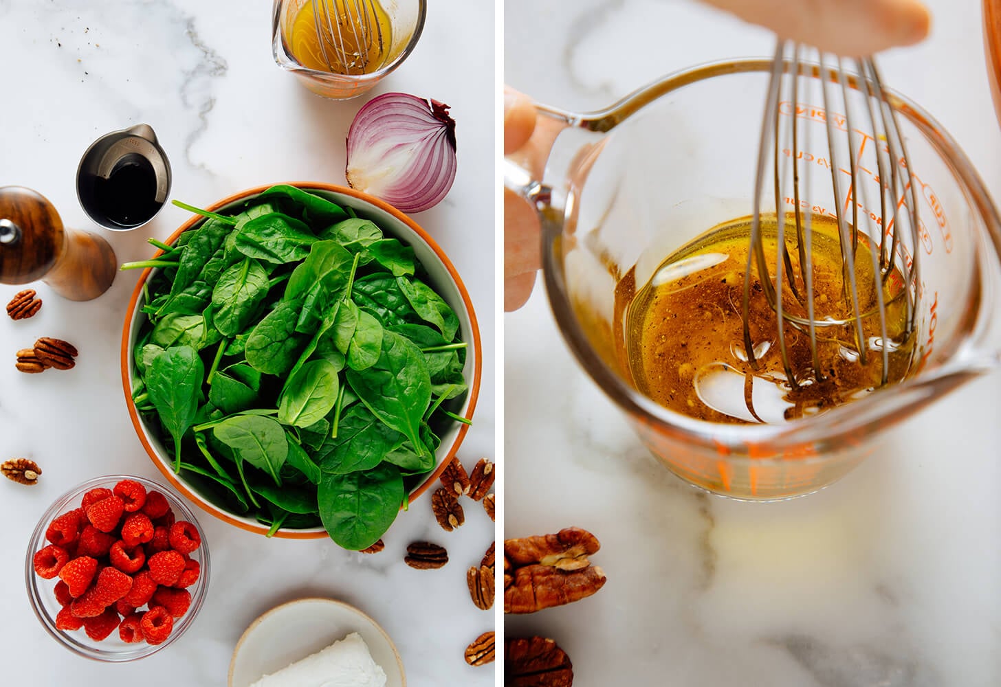 spinach salad ingredients