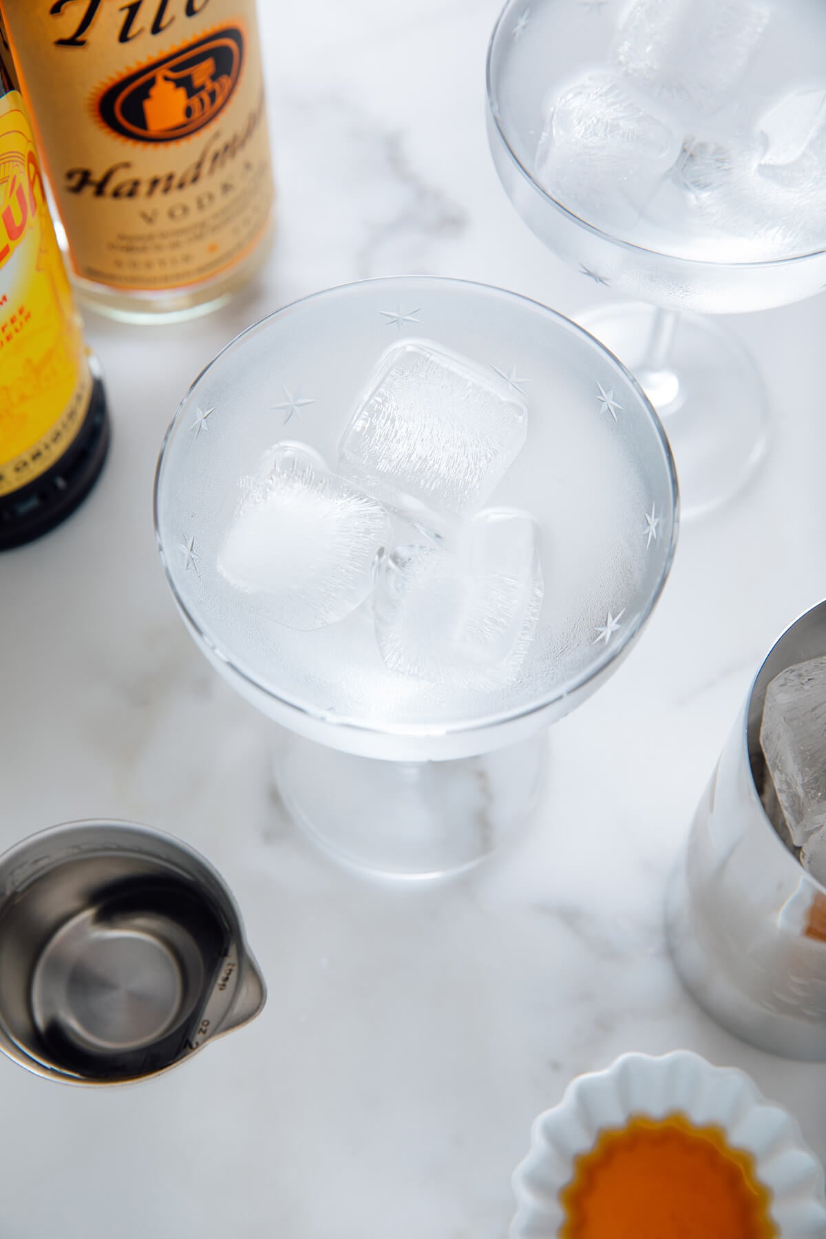 how to chill martini glasses