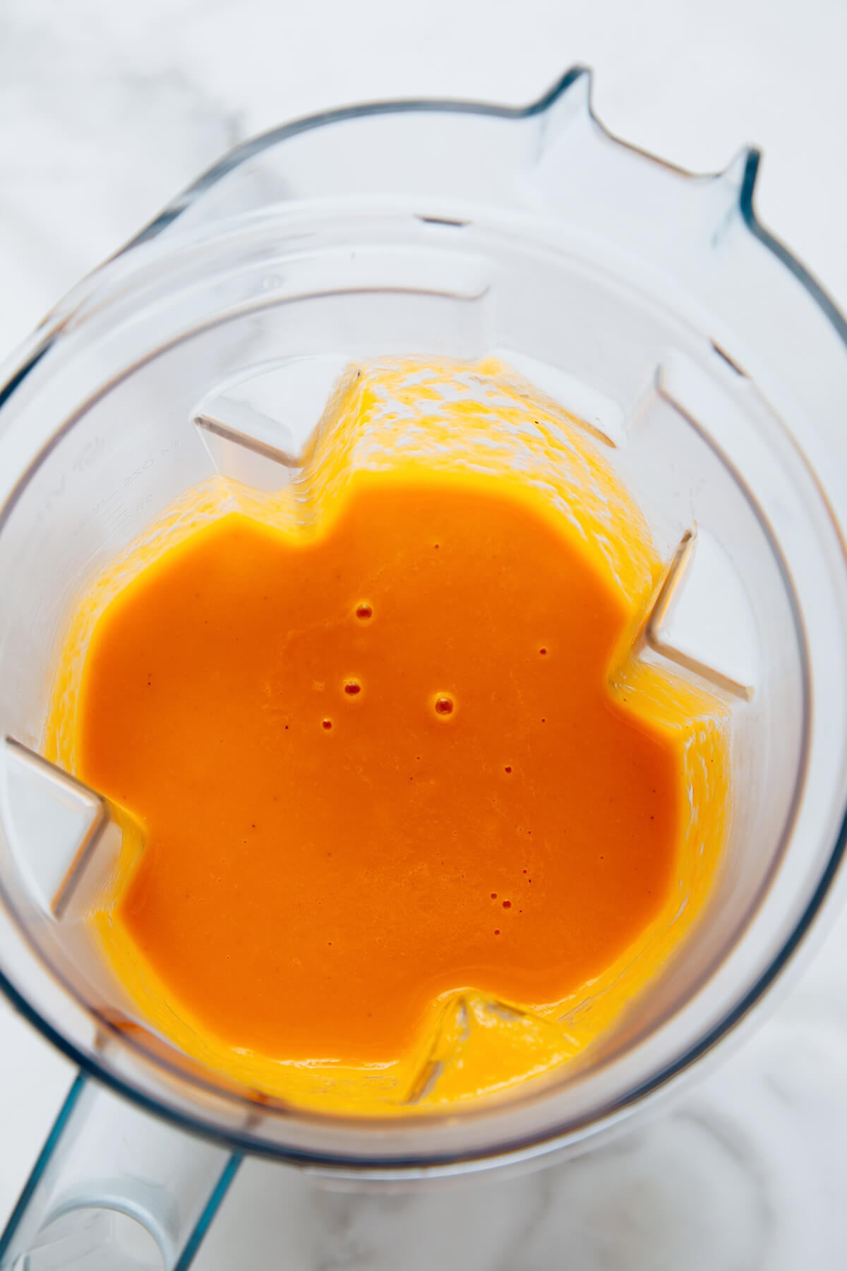 blended chickpea tomato soup