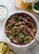 refried black beans