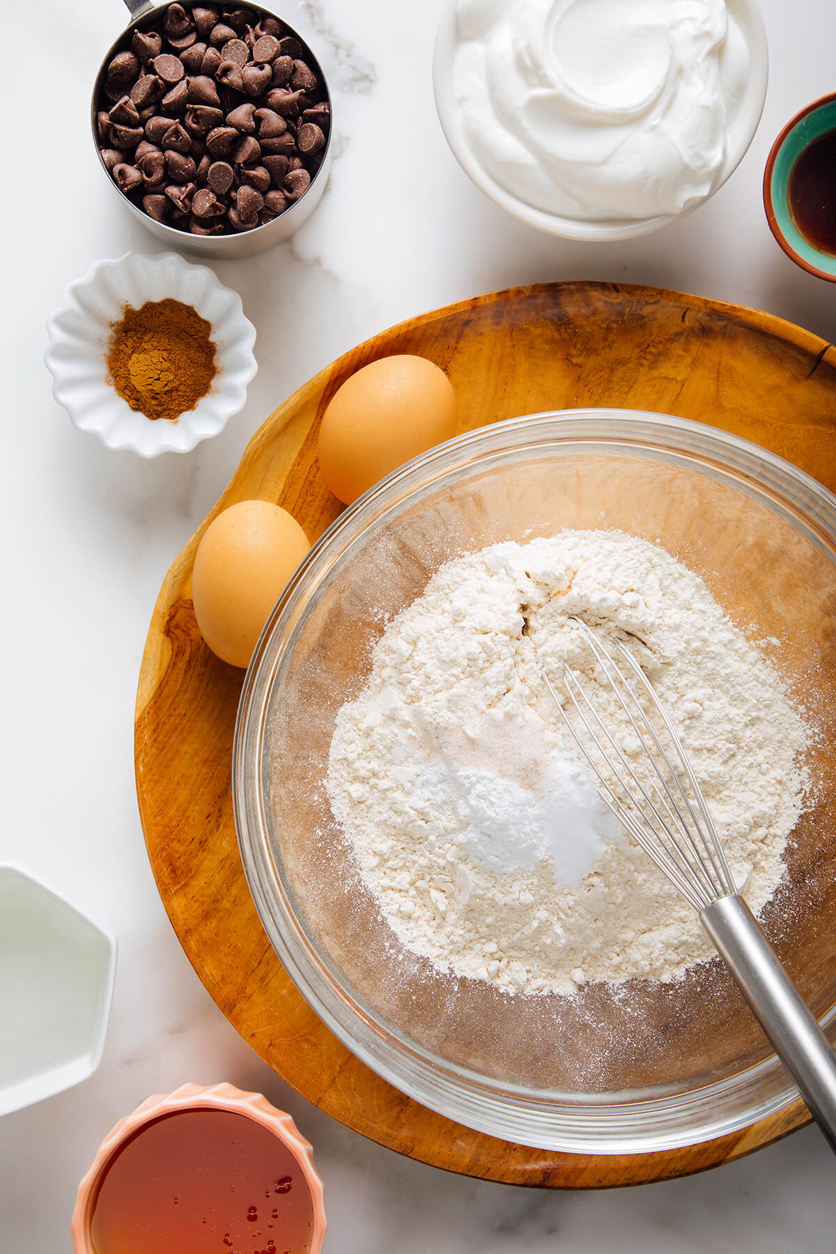 healthy chocolate chip muffin ingredients