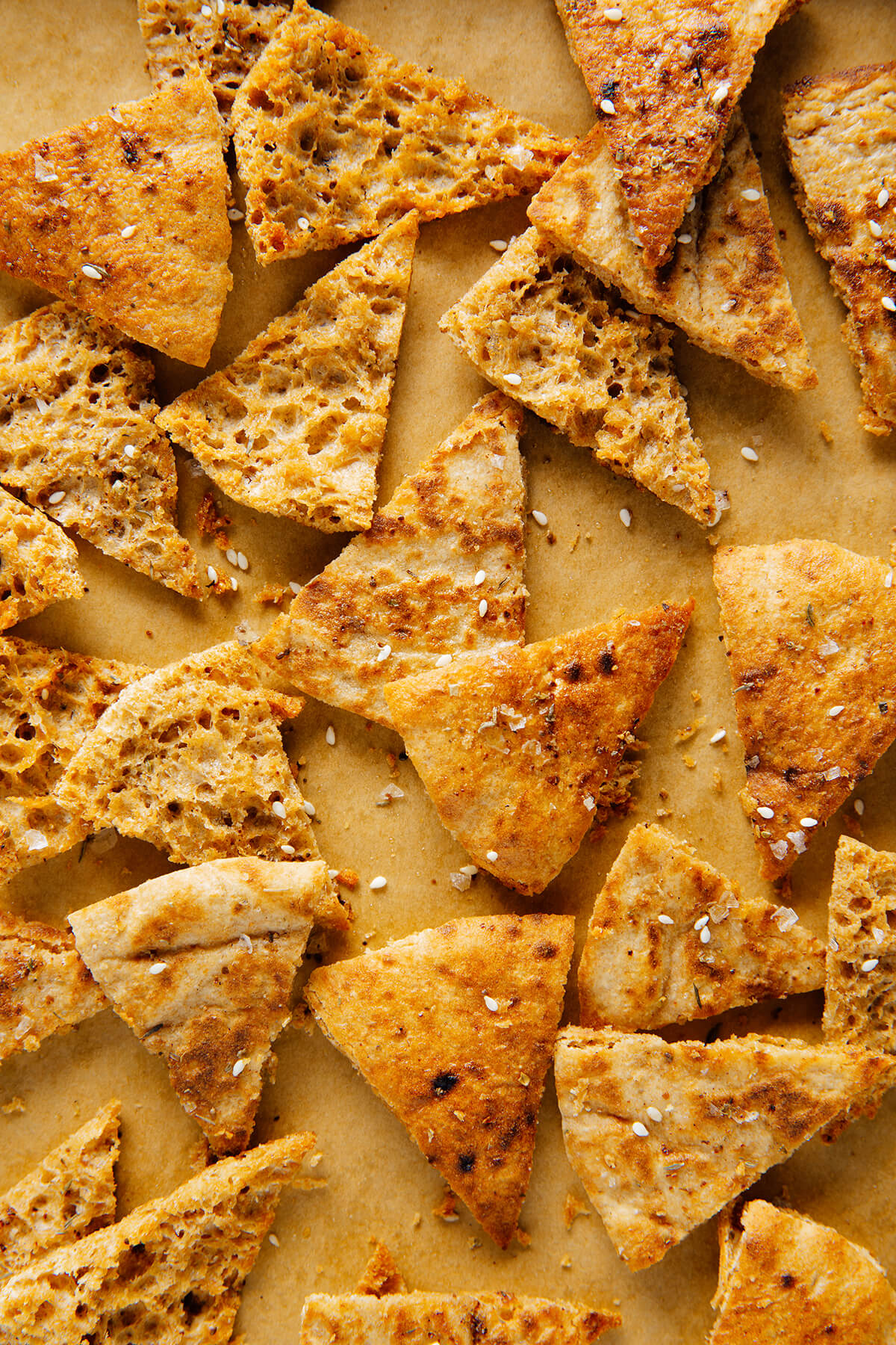 homemade pita chips